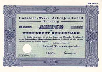 Eschebach-Werke AG