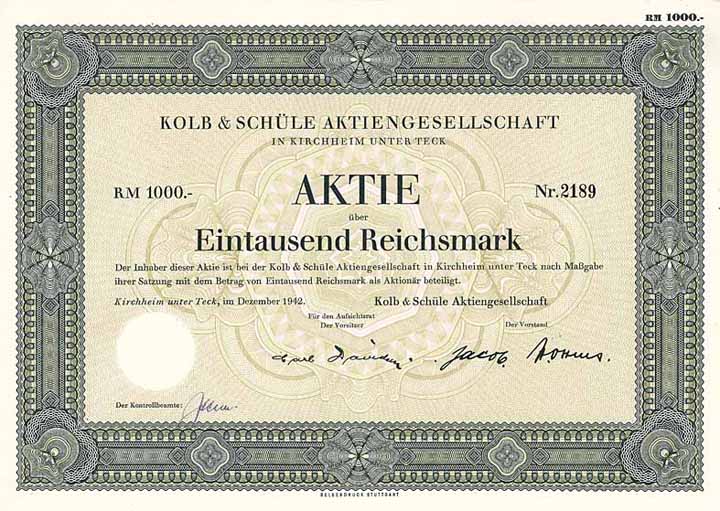 Kolb & Schüle AG