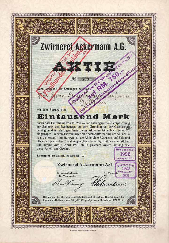 Zwirnerei Ackermann AG