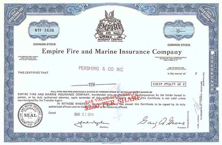 Empire Fire and Marine Insurance Co.