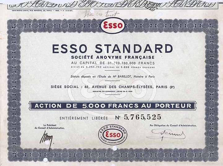 ESSO STANDARD S.A. Francaise