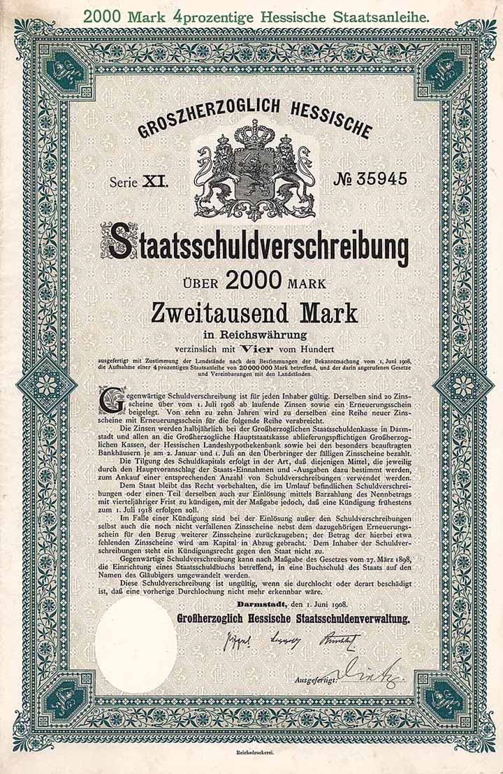Grossherzogtum Hessen