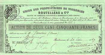Union des Propriétaires de Vignobles Boutelleau & Cie.