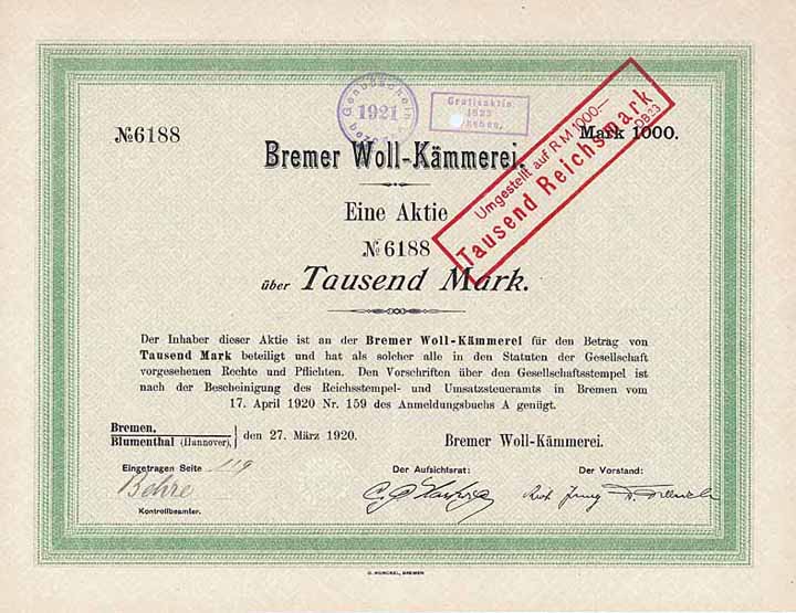 Bremer Woll-Kämmerei