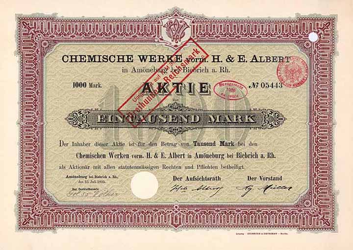 Chemische Werke vorm. H. & E. Albert