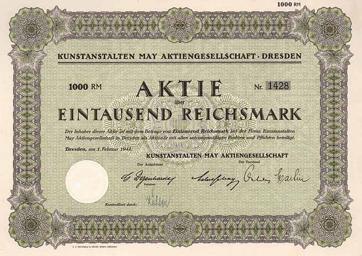 Kunstanstalten May AG