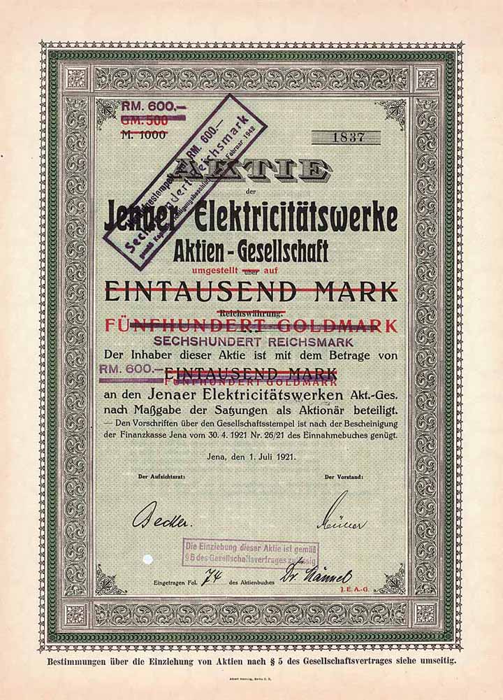 Jenaer Elektricitätswerke AG