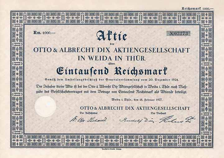 Otto & Albrecht Dix AG