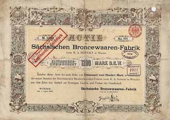 Sächsische Broncewaaren-Fabrik vorm. K. A. Seifert