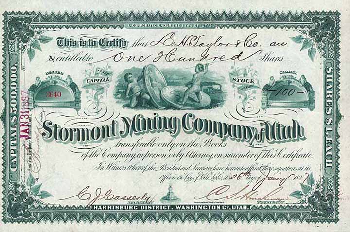 Stormont Mining Co. of Utah