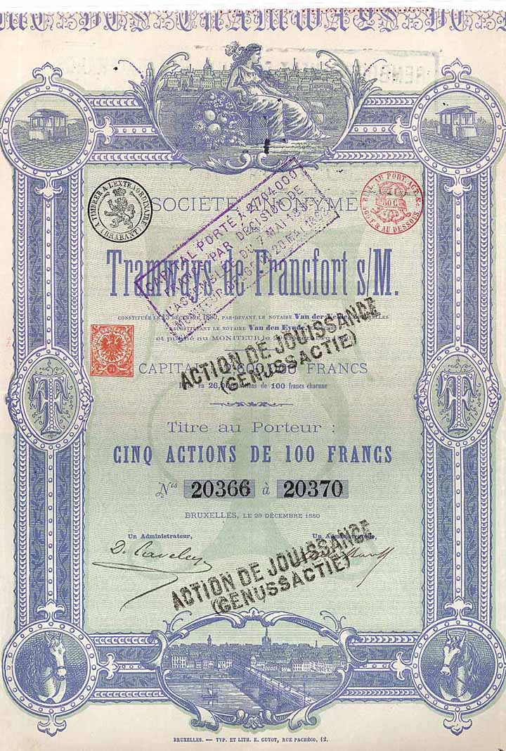 S.A. des Tramways de Francfort s/M.