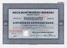 Mech. Buntweberei Brennet