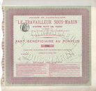 Société en Participation “Le Travailleur Sous-Marin” (Système Piatti dal Pozzo)