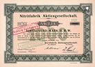 Nitritfabrik AG (mit Umstellung 1933)