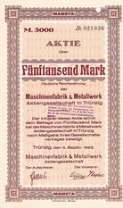 Maschinenfabrik & Metallwerk AG