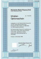 Deutsche Bank Finance N.V.