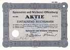 Spinnerei und Weberei Offenburg